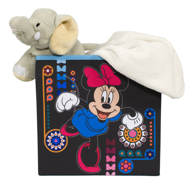 disney minnie mouse oversized soft collapsible storage toy trunk